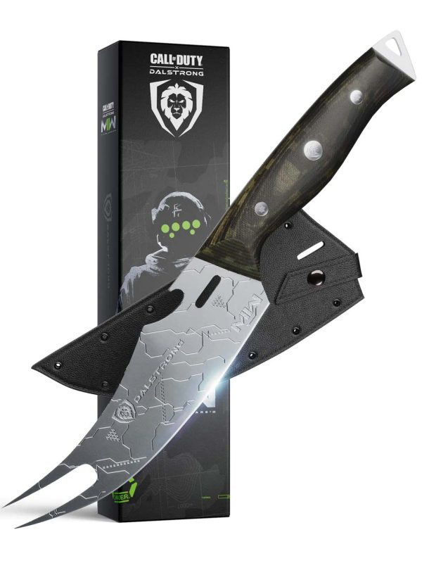 BBQ Pitmaster Knife 6.5  | Call of Duty © Edition | Forked Tip & Bottle Opener | EXCLUSIVE COLLECTOR KNIFE | Dalstrong © Supply