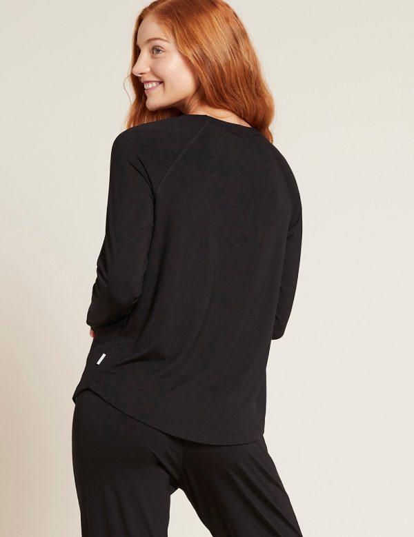 Goodnight Raglan Sleep Top - Black Supply - Image 3