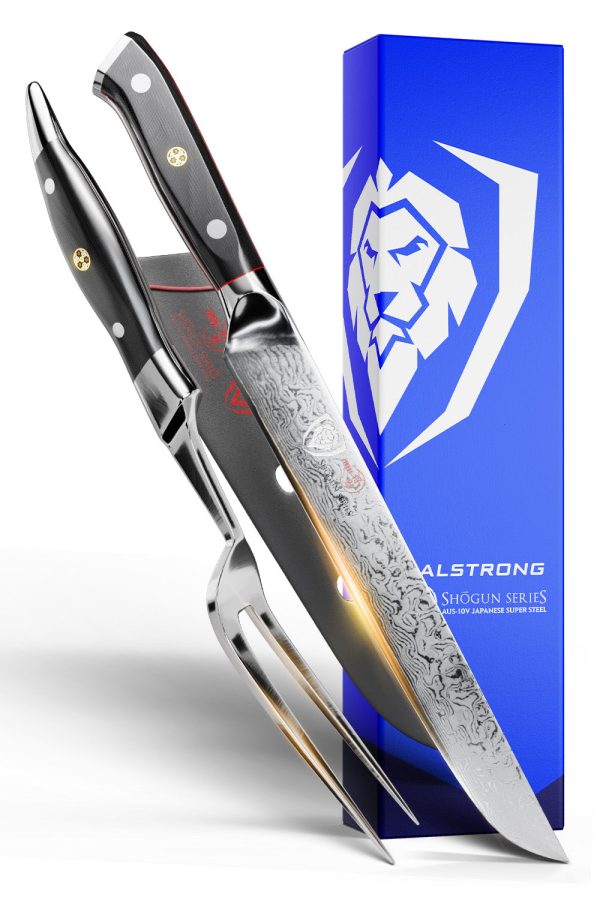 Carving Knife & Fork Set 9  | Shogun Series | ELITE | Dalstrong © For Cheap