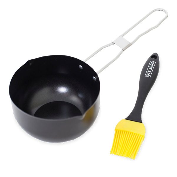 Pit Boss Non-stick Finish Sauce Pot & Basting Brush Set Discount - Image 2