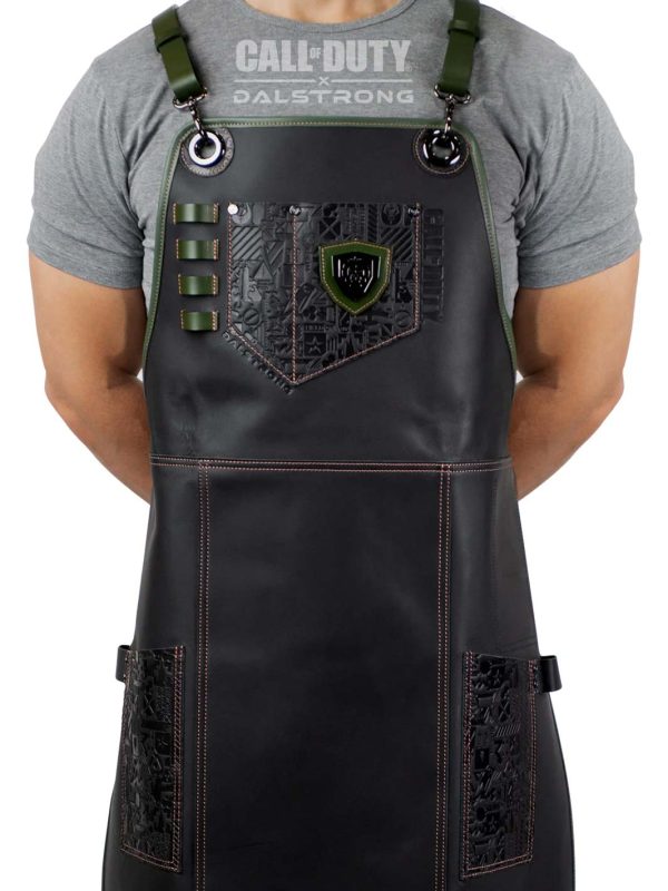 Limited Edition Chef Leather Apron | Call of Duty © Edition | Black Genuine Leather | EXCLUSIVE COLLECTOR APRON | Dalstrong © Online