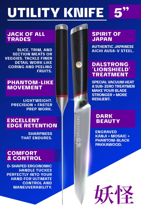 Utility Knife 5  | Phantom Series | Dalstrong © Cheap - Image 5