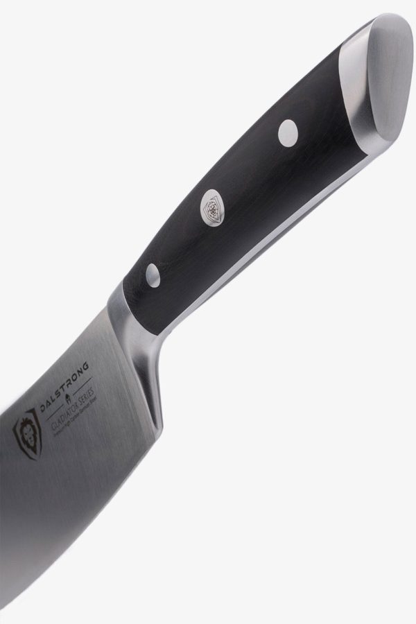 Chef s Knife & Cleaver Hybrid 8  | The Crixus | Gladiator Series | NSF Certified | Dalstrong © Supply - Image 4