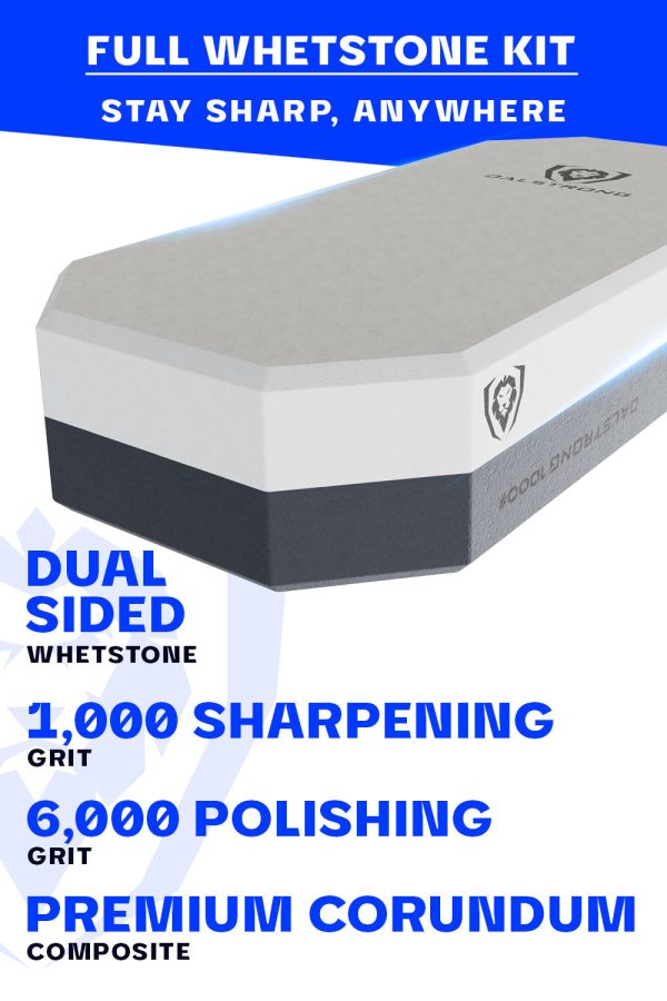 #1000   #6000 Grit Combo with Oak Storage Box | Portable Whetstone Kit | Dalstrong © Online - Image 3