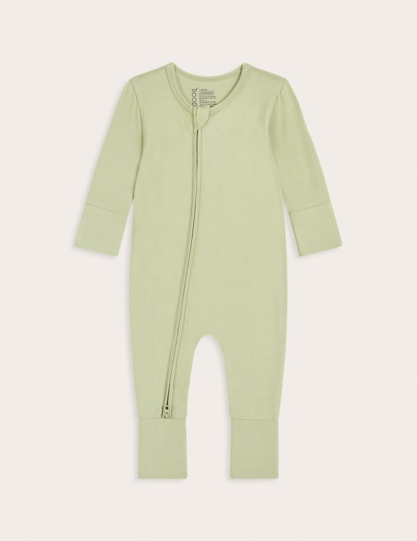 Baby Long Sleeve Romper - Sage Online