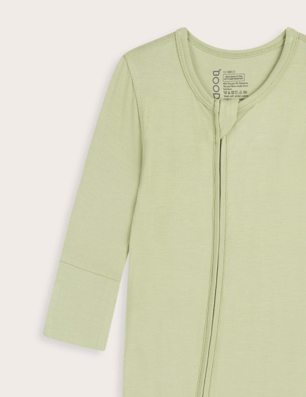 Baby Long Sleeve Romper - Sage Online - Image 4