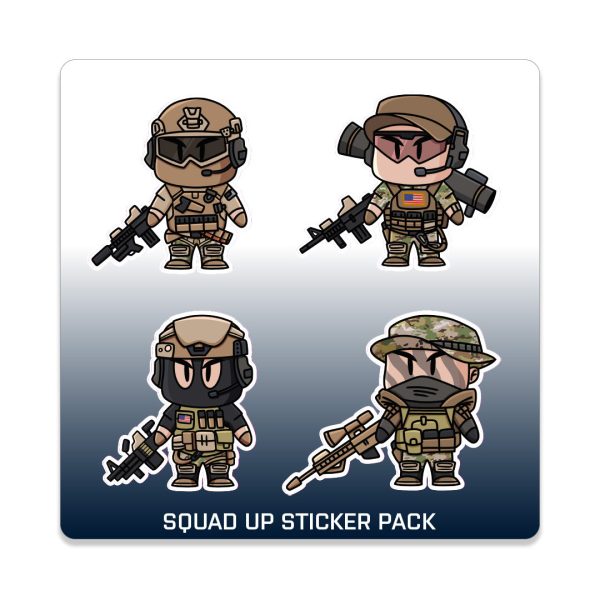 Squad Up Sticker Pack For Cheap