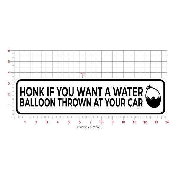 RC Water Balloon Bumper Sticker For Discount - Image 2