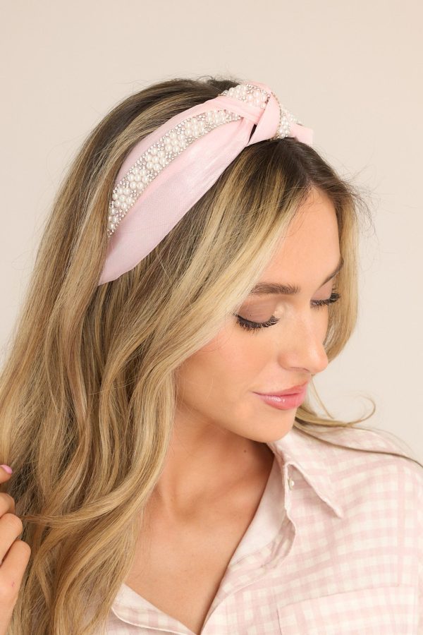 From Struggle To Triumph Light Pink Headband For Sale - Image 2